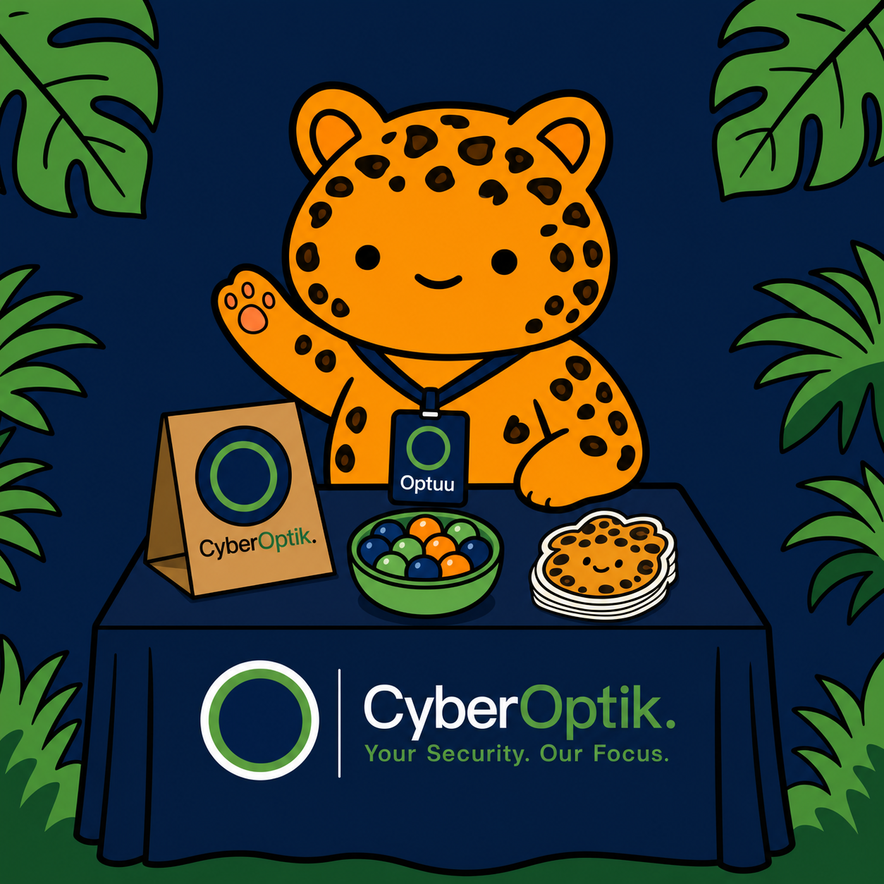 Optuu at the CyberOptik booth